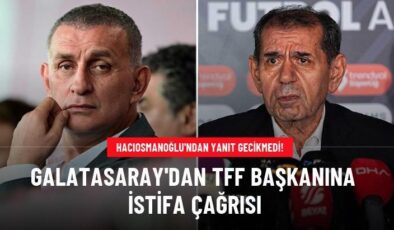 Galatasaray’dan TFF başkanına istifa çağrısı